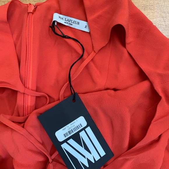 NWT MM LaFleur Jagger top in Cayenne, size M - Picture 3 of 4
